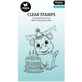 Studio Light Essentials Clear Stamps Hippo Birthday
