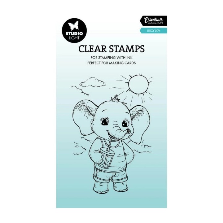 Studio Light Essentials Clear Stamps Juicy Joy Elephant