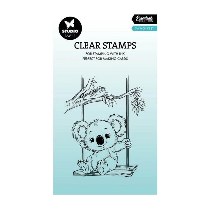 Studio Light Essentials Clear Stamps Swinging By Koala