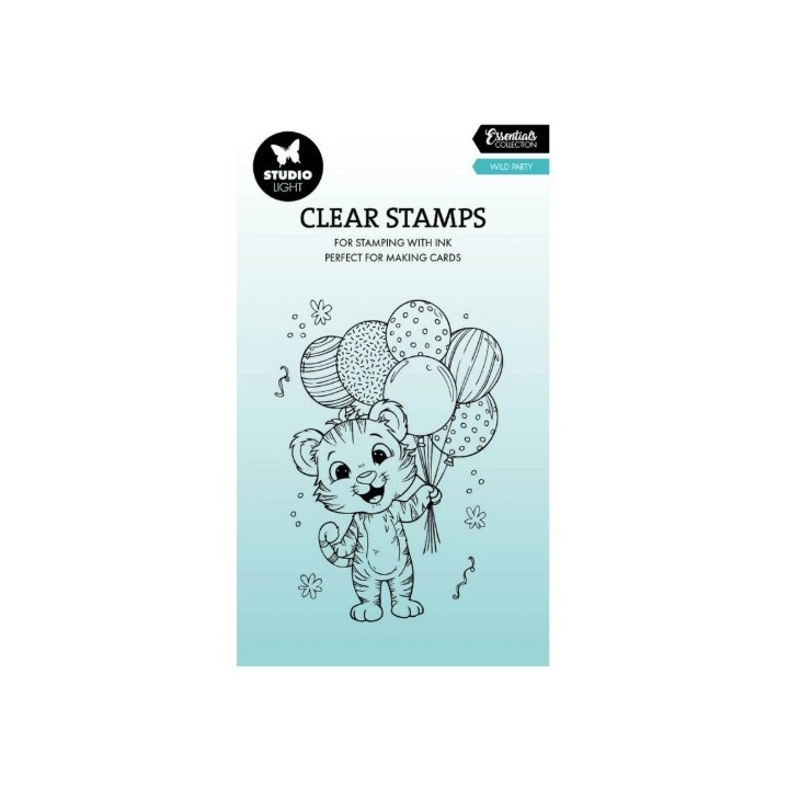 Studio Light Essentials Clear Stamps Wild Party Tiger