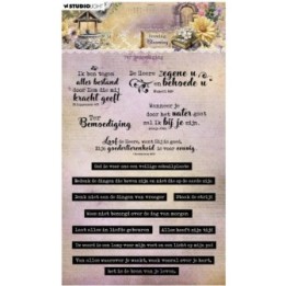 Studio Light Growing & Blooming Clear Stamp Ter Bemoediging