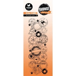 Studio Light Grunge Collection Clear Stamp Christmas Post