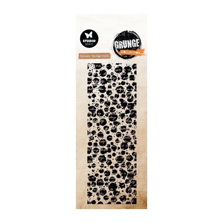 Studio Light Grunge Collection Clear Stamp Splash Background