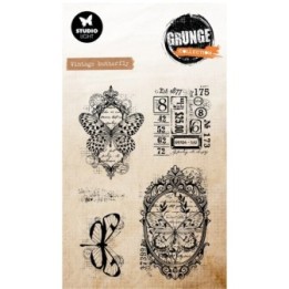 Studio Light Grunge Collection Clear Stamp Vintage Butterfly