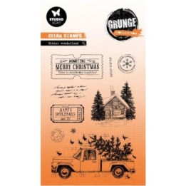 Studio Light Grunge Collection Clear Stamp Winter Wonderland