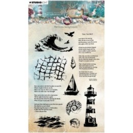 Studio Light Tide of Hope Clear Stamp Maritime backgrounds