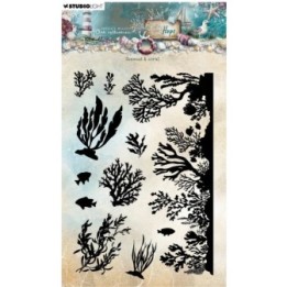 Studio Light Tide of Hope Clear Stamp Seaweed & coral
