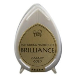Tsukineko Brilliance Dew Drop Stempelkussen klein Galaxy Gold
