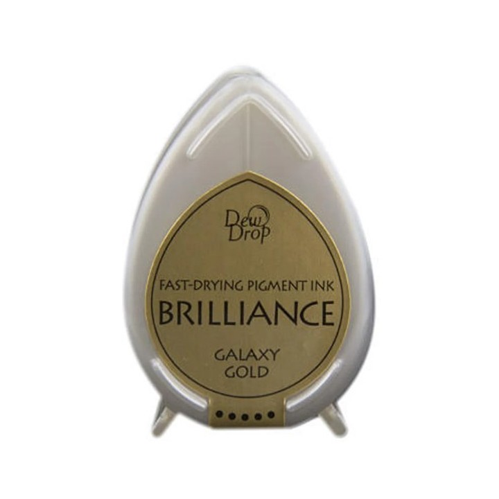 Tsukineko Brilliance Dew Drop Stempelkussen klein Galaxy Gold