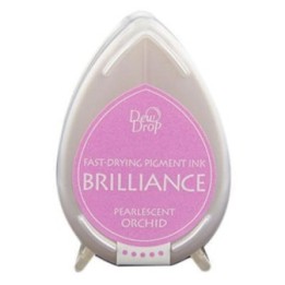 Tsukineko Brilliance Dew Drop Stempelkussen klein Pearlescent Orchid
