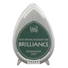 Tsukineko Brilliance Dew Drop Stempelkussen klein Pearlescent Ivy