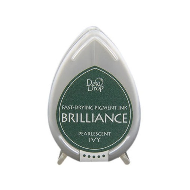 Tsukineko Brilliance Dew Drop Stempelkussen klein Pearlescent Ivy