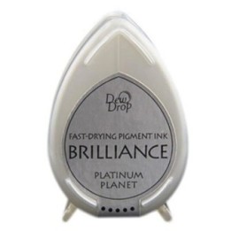 Tsukineko Brilliance Dew Drop Stempelkussen klein Platinum Planet