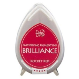 Tsukineko Brilliance Dew Drop Stempelkussen klein Rocket Red