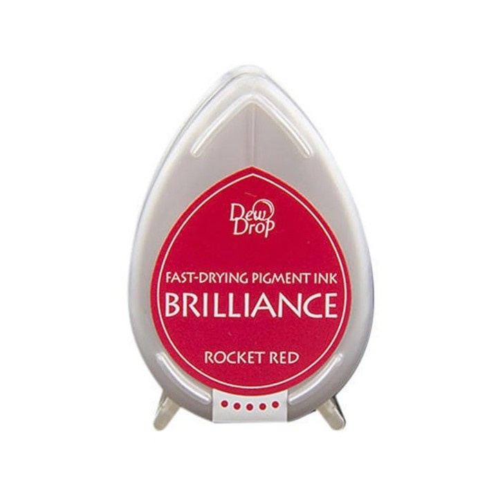 Tsukineko Brilliance Dew Drop Stempelkussen klein Rocket Red