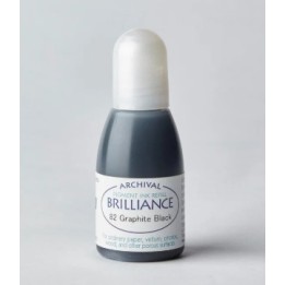 Tsukineko Brilliance Reinker Navulling Inkt Graphite Black