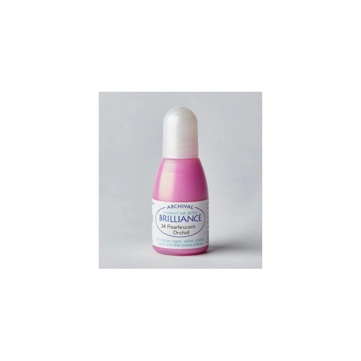 Tsukineko Brilliance Reinker Navulling Inkt Pearlescent Orchid