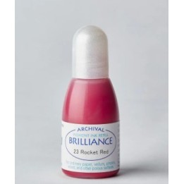 Tsukineko Brilliance Reinker Navulling Inkt Rocket Red