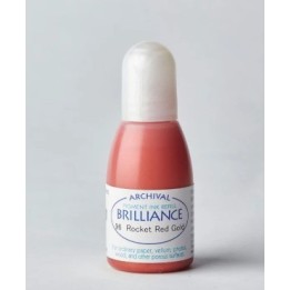 Tsukineko Brilliance Reinker Navulling Inkt Rocket Red Gold