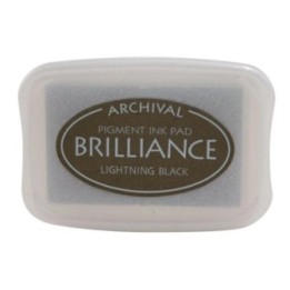 Tsukineko Brilliance Stempelkussen Lightning Black