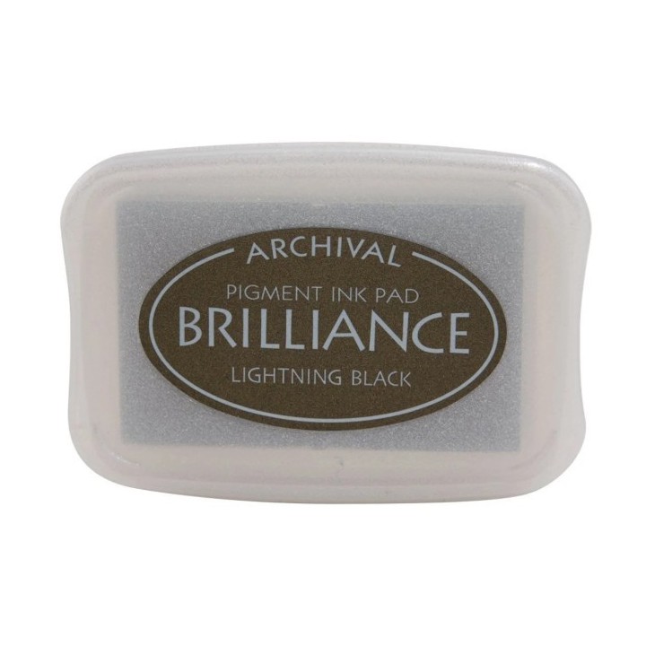Tsukineko Brilliance Stempelkussen Lightning Black