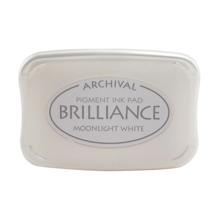 Tsukineko Brilliance Stempelkussen Moonlight White