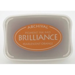 Tsukineko Brilliance Stempelkussen Pearlescent Orange