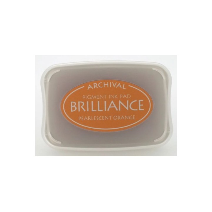 Tsukineko Brilliance Stempelkussen Pearlescent Orange