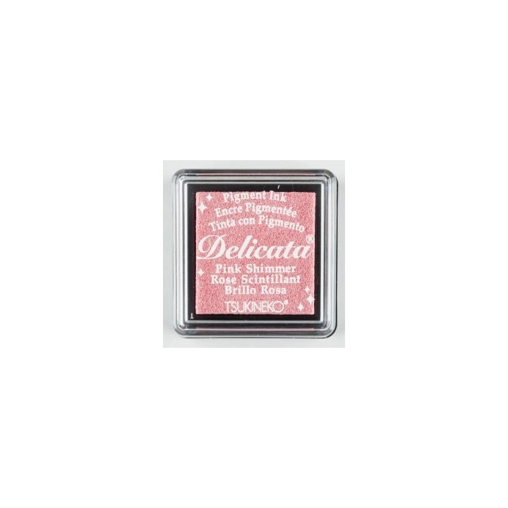 Tsukineko Delicata Stempelkussen klein Pink Shimmer