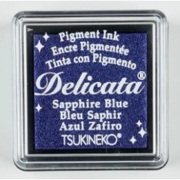 Tsukineko Delicata Stempelkussen klein Sapphire Blue