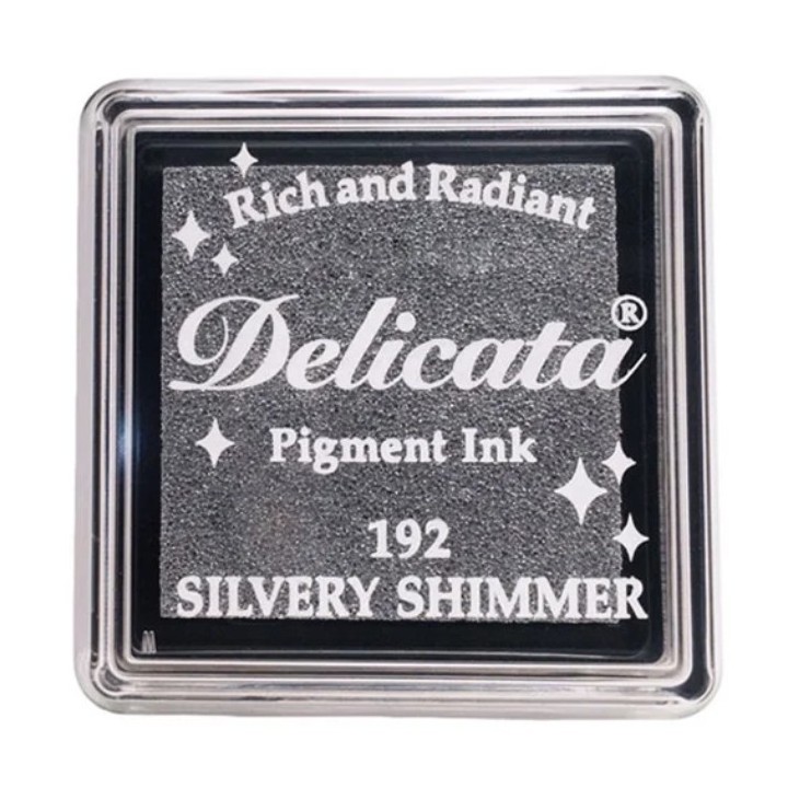 Tsukineko Delicata Stempelkussen klein Silvery Shimmer