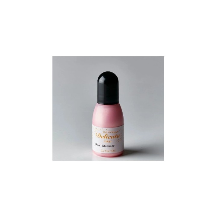Tsukineko Delicata Reinker Navulling Inkt Pink Shimmer