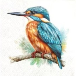 IJsvogel servet 33x33cm