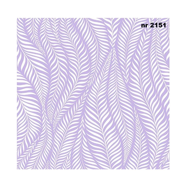Palm leaves lila 33x33cm