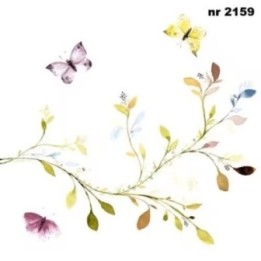 Embossed Moments Spring Branch servet 33x33cm