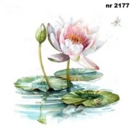 Waterlily servet 33x33cm