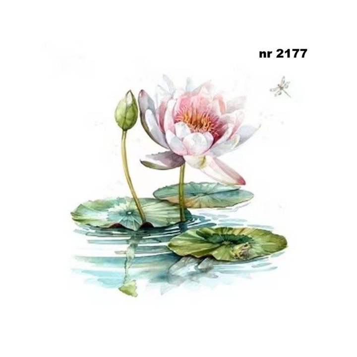Waterlily servet 33x33cm