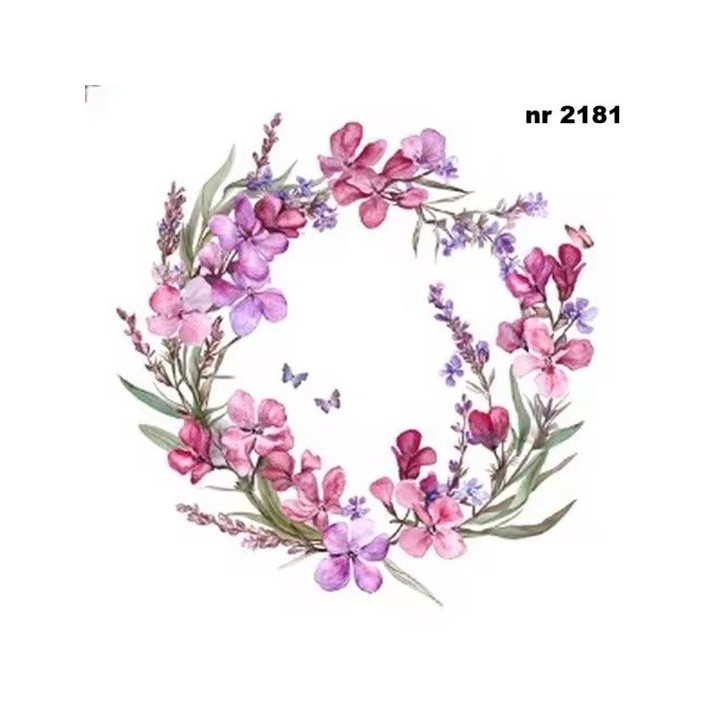 Fireweed Wreath servet 33x33cm