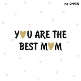 Best Mum servet 33x33cm