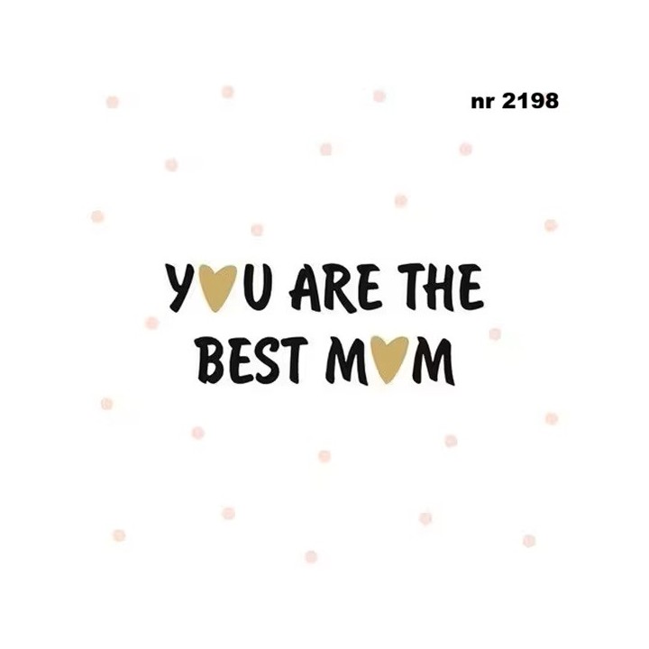 Best Mum servet 33x33cm