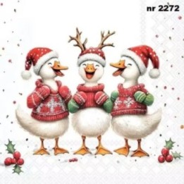 Jolly Ducks servet 33x33cm
