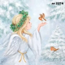 Angels Friend servet 33x33cm