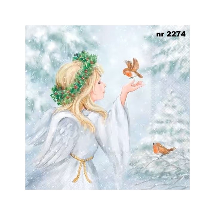 Angels Friend servet 33x33cm