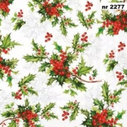 Ilex all-over servet 33x33cm