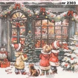 It looks like Christmas servet 33x33cm