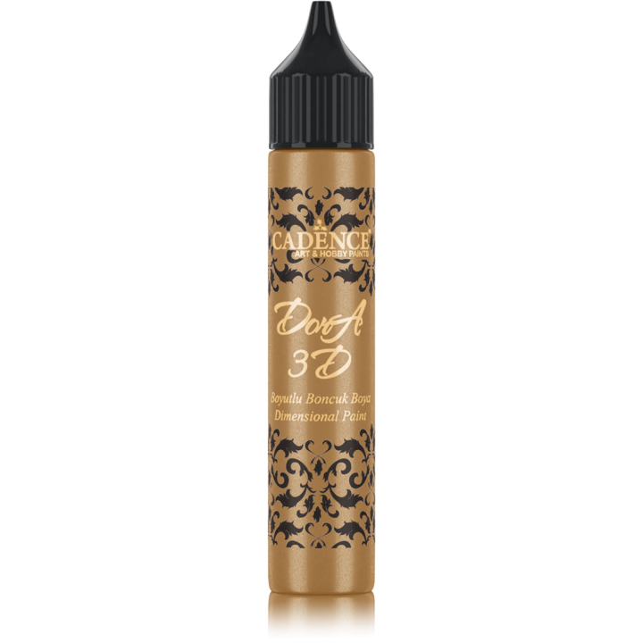 Cadence Dora 3D Metallic Dimensional Verf 25 ml Antique Gold