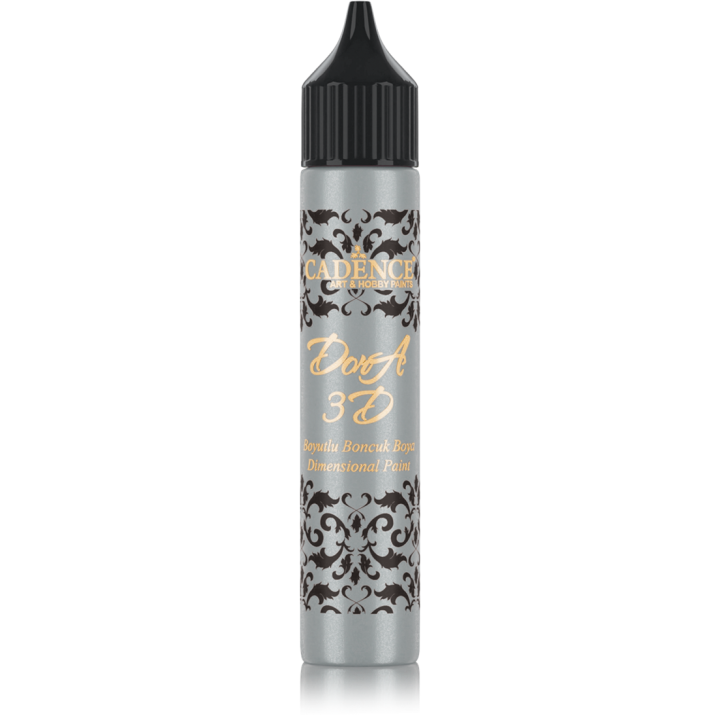 Cadence Dora 3D Metallic Dimensional Verf 25 ml Zilver