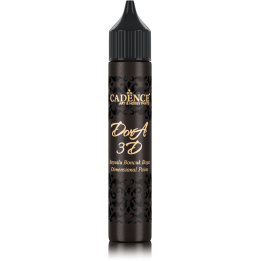 Cadence Dora 3D Metallic Dimensional Verf 25 ml Zwart