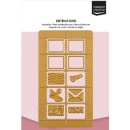 Creative Clear snijmallen set from the postbox 11 stuks