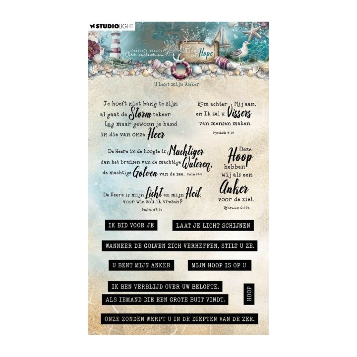 Studio Light Tide of Hope Clear Stamp U bent mijn Anker